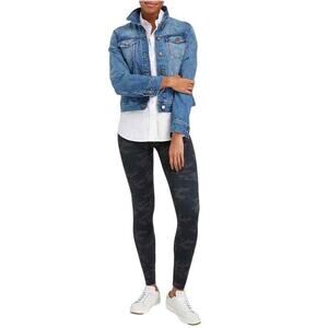 New Womens SPANX EcoCare Seamless Booty Boost Active Camo 7/8 Leggings Sz Small